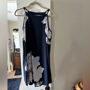 Floral halter neck dress